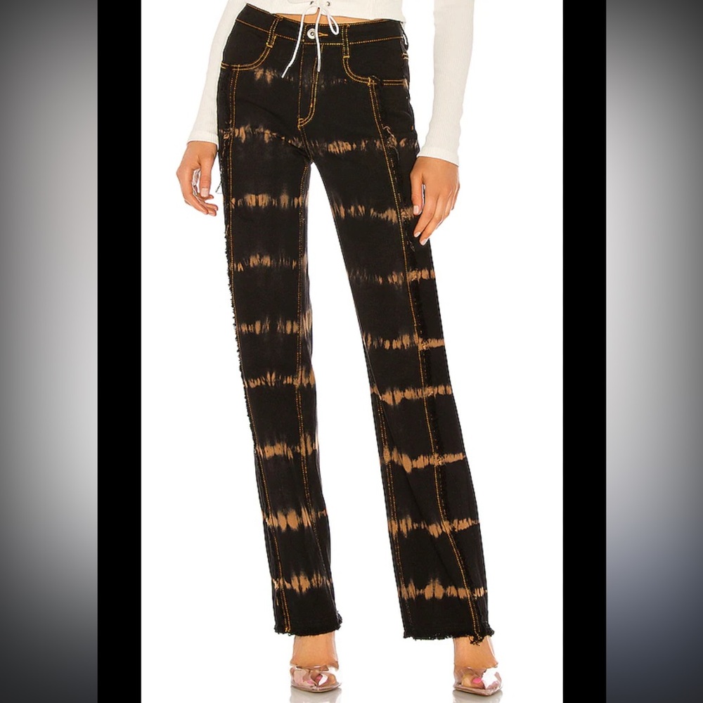 I.AM.GIA Arago Pants Black Acid Wash Women’s Size XXS As Seen On Bella Hadid